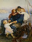 Frederick Morgan Wall Art - Which One Do You Love Best